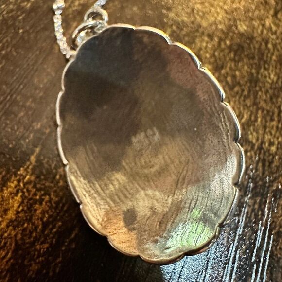 Concho Turquoise Elegance:‎ Adjustable Sterling Silver Beaded Necklace 16-18", G - Picture 11 of 12